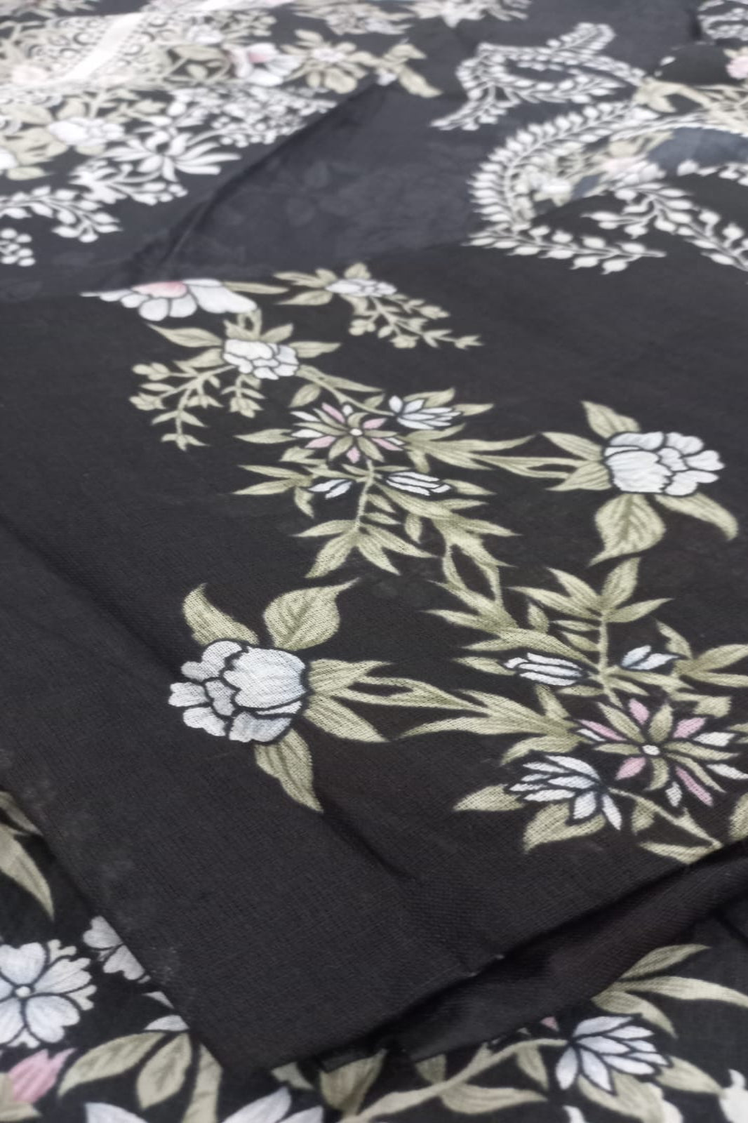 Ishaal Black White Stitched Suit - Sabina's Designer Hub"