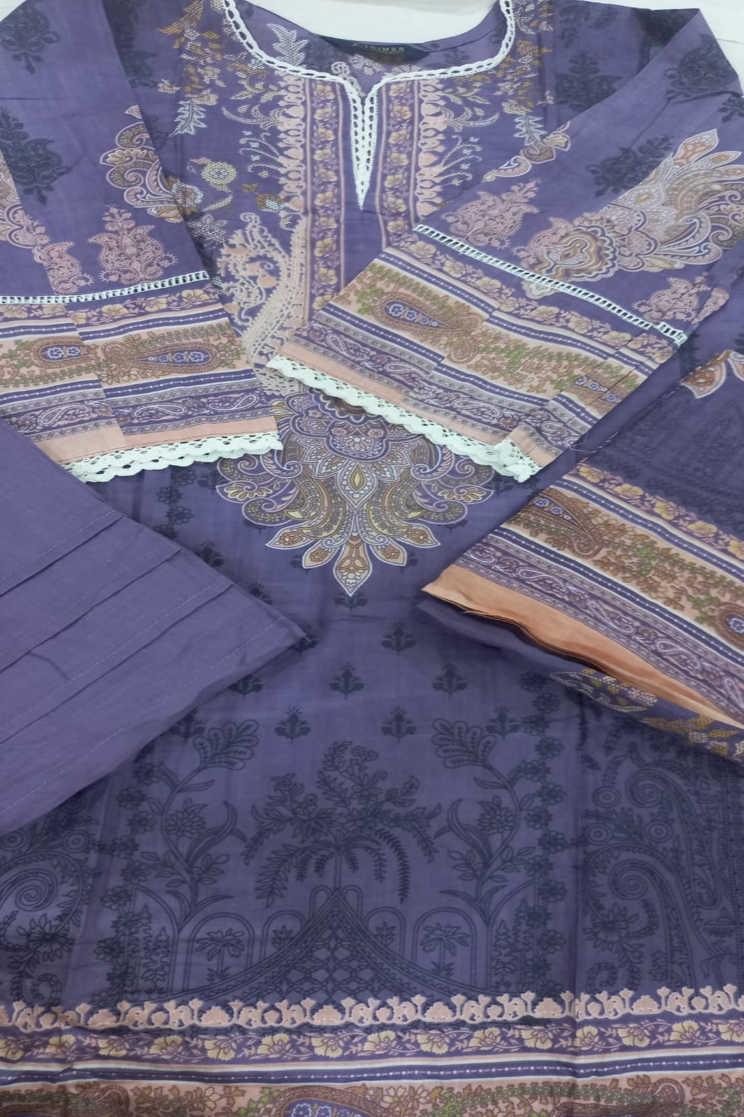 Ishaal Purple Stitched Suit - Sabina's Designer Hub"