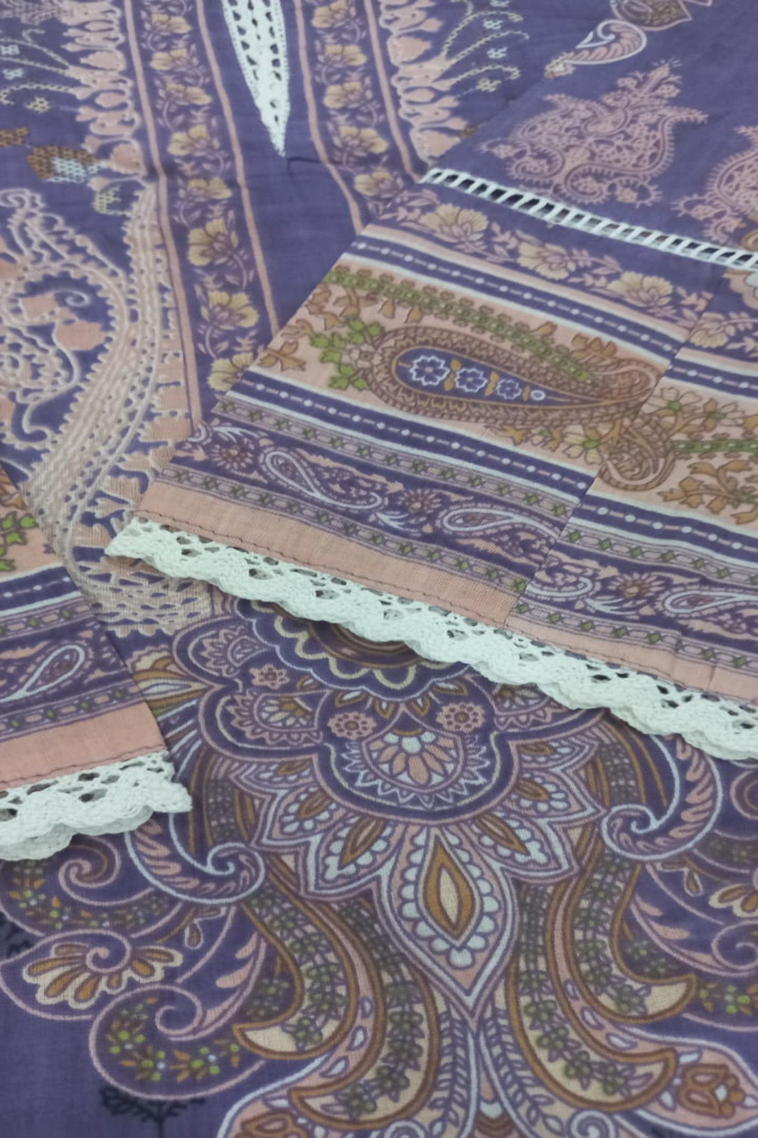 Ishaal Purple Stitched Suit - Sabina's Designer Hub"