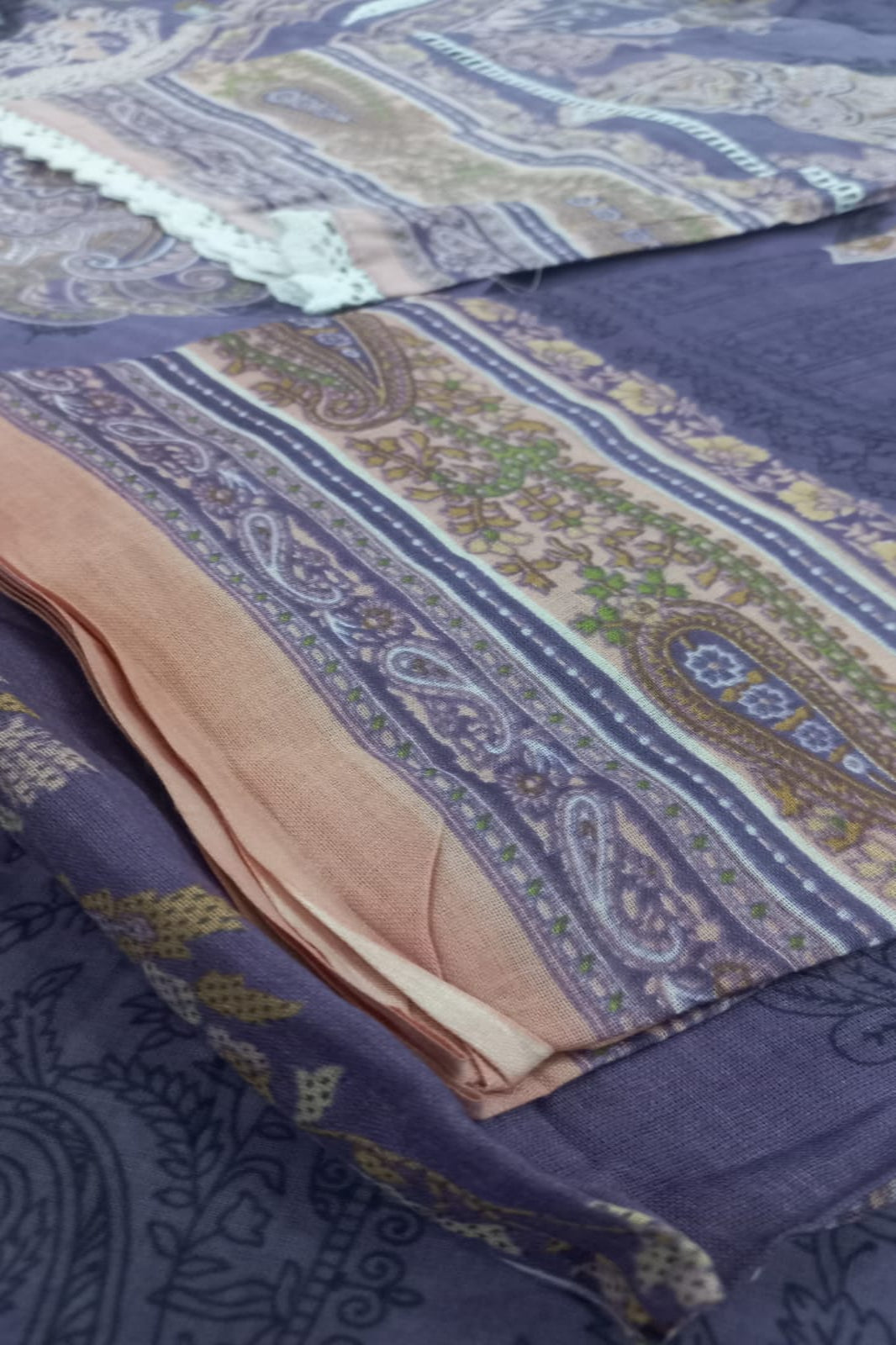 Ishaal Purple Stitched Suit - Sabina's Designer Hub"