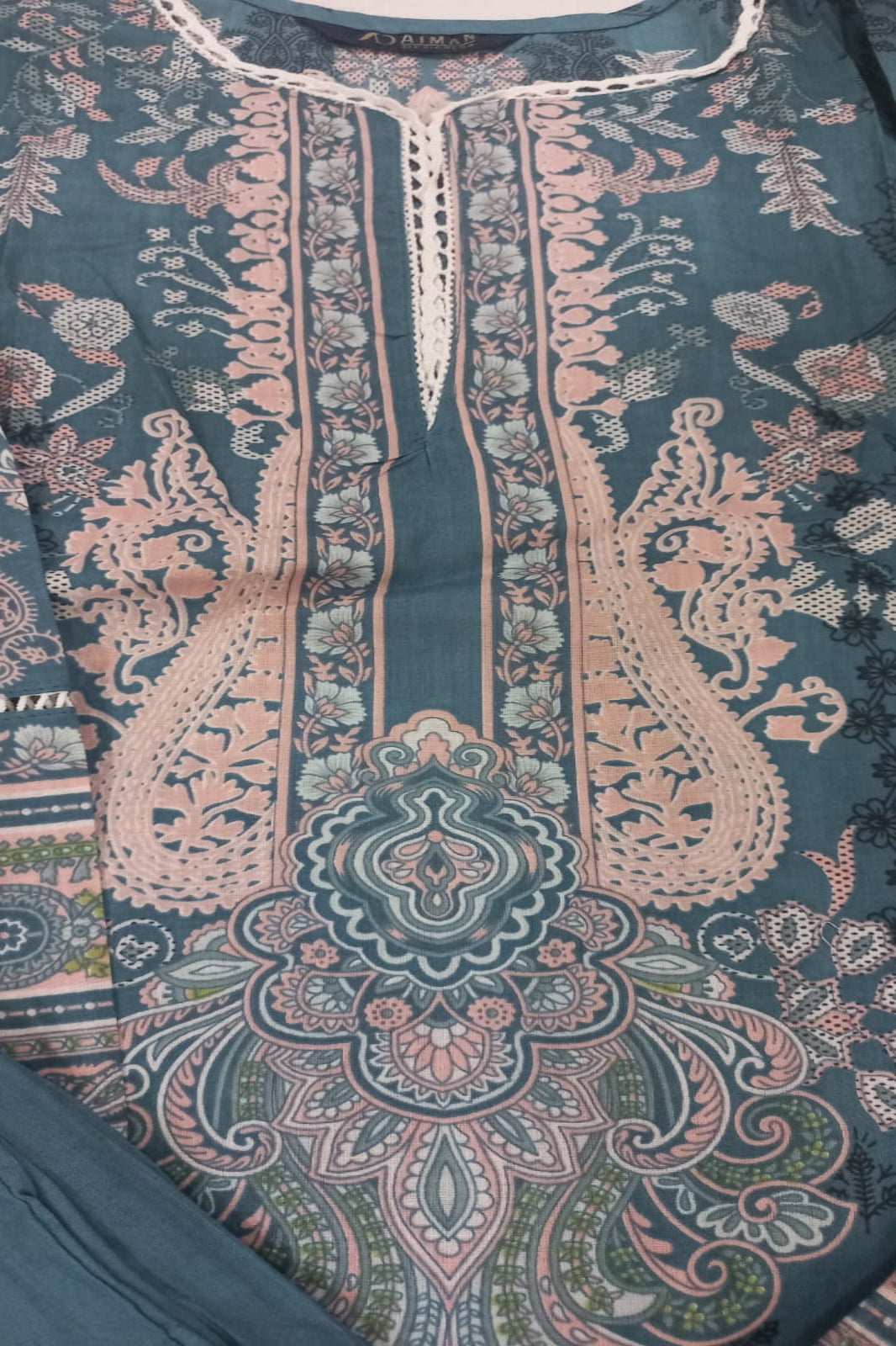 Ishaal Teal Green Stitched Suit - Sabina's Designer Hub"