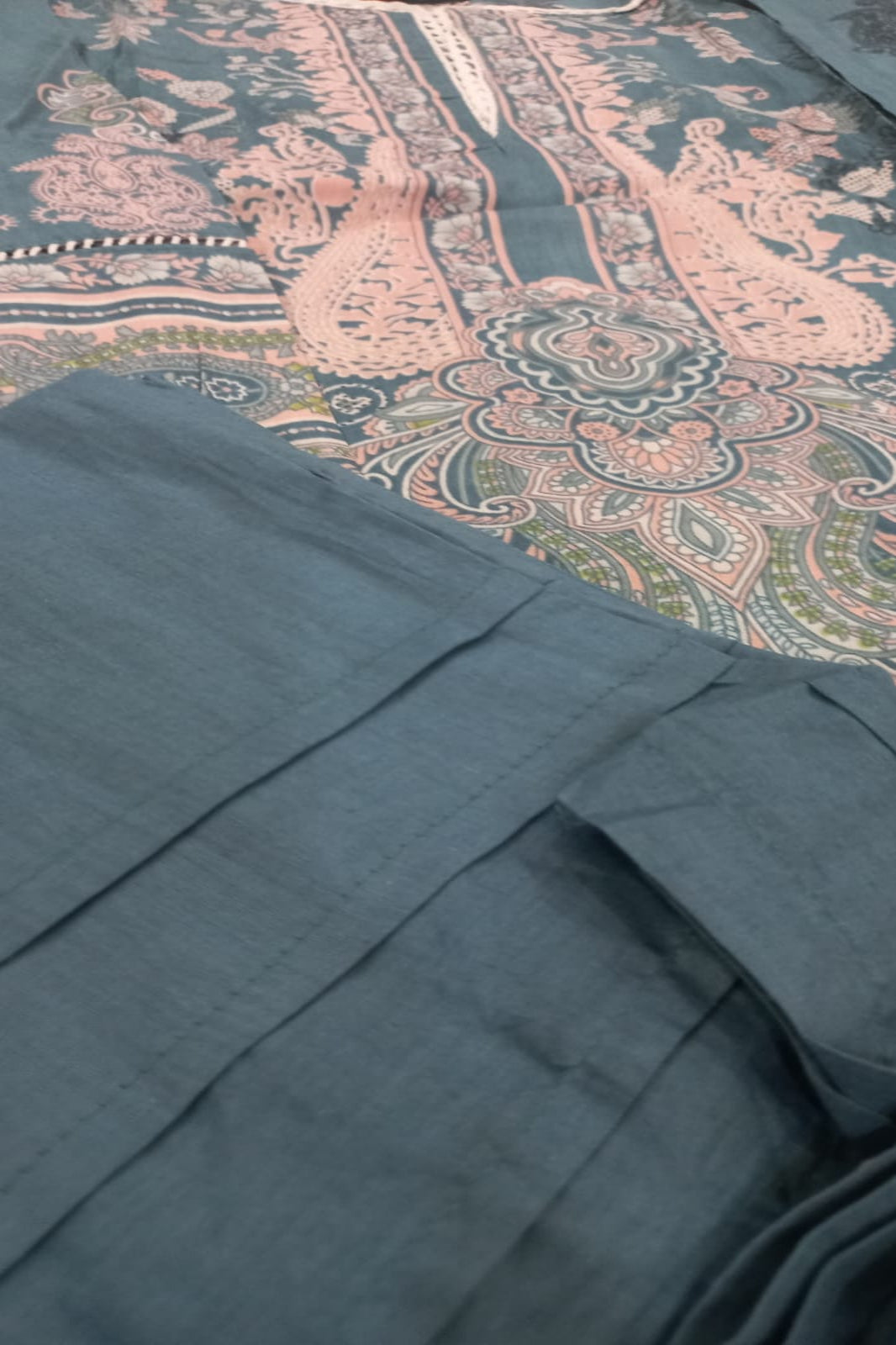 Ishaal Teal Green Stitched Suit - Sabina's Designer Hub"