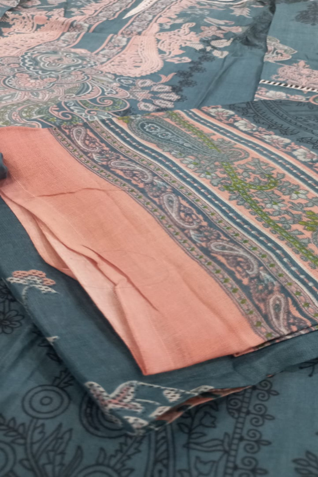 Ishaal Teal Green Stitched Suit - Sabina's Designer Hub"