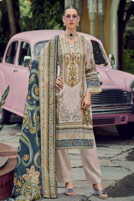 Ishaal Dark Blue Stitched Suit - Sabina's Designer Hub"