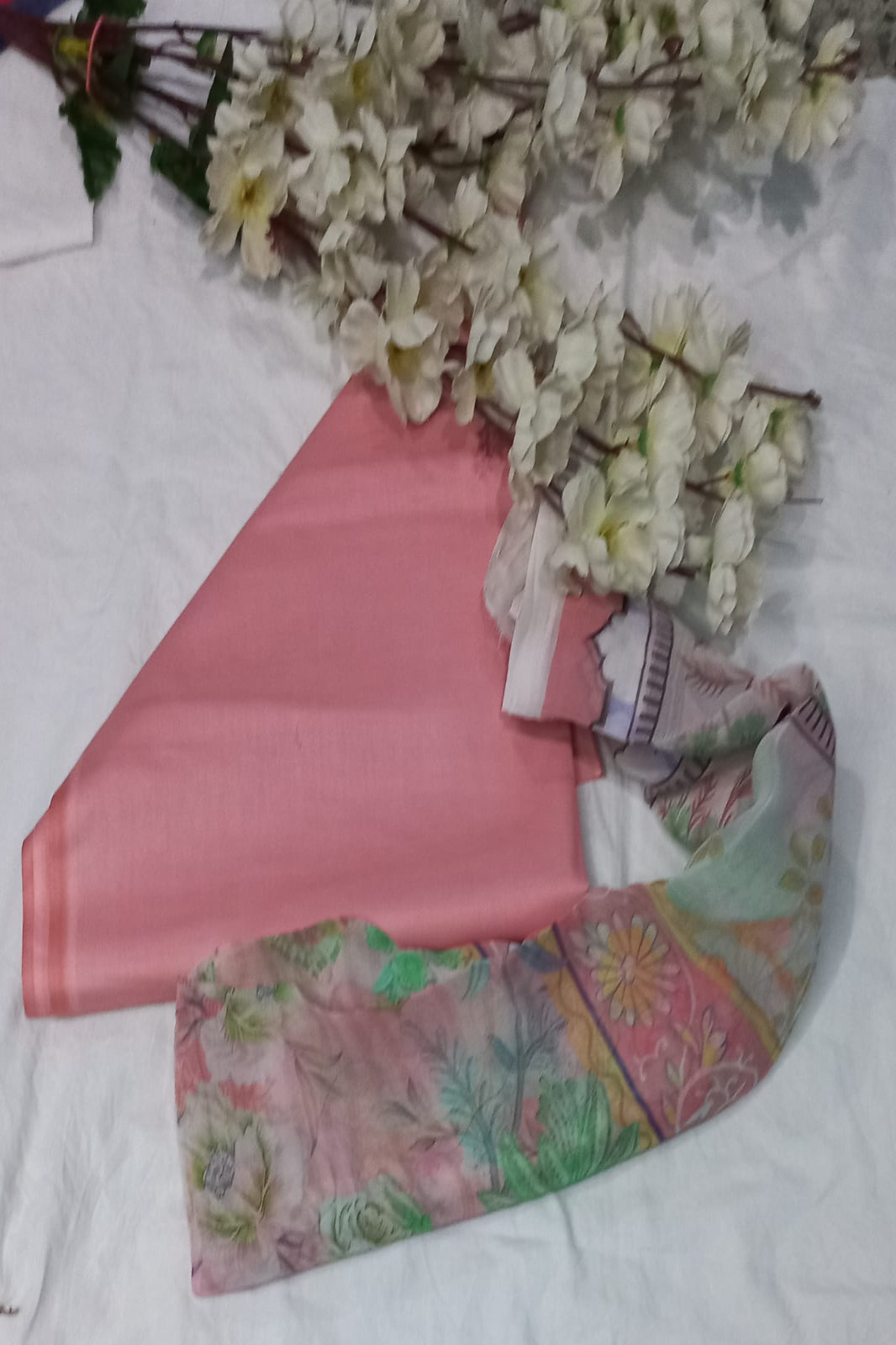 Everyday Elegant Baby Pink Suit-Unstitched