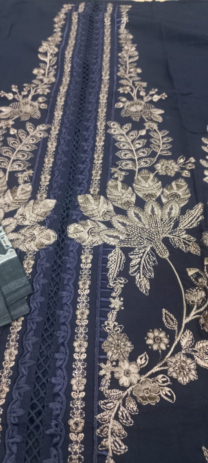 Maria B Navy Blue Suit- unstitched