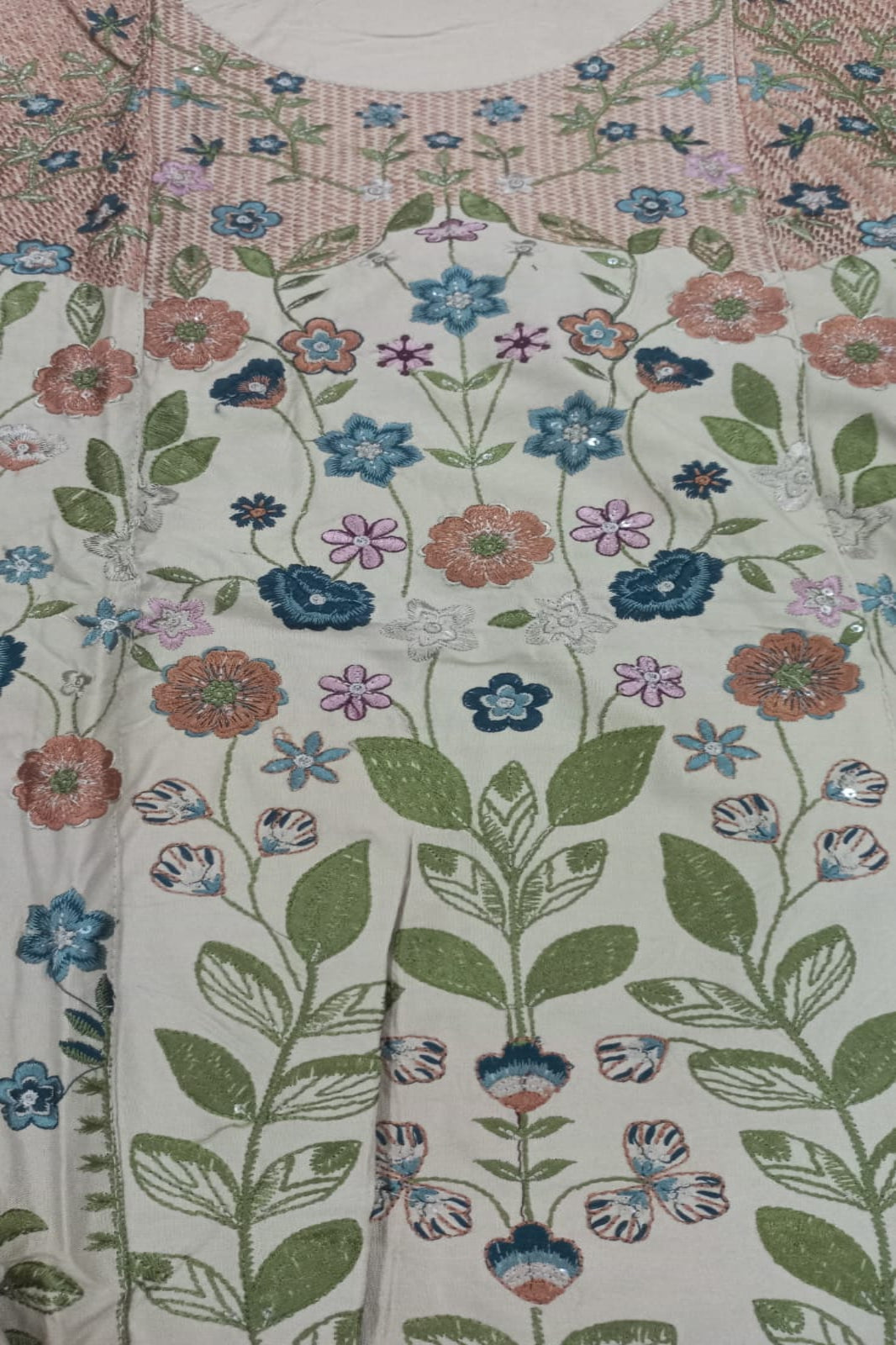 Maria B Beige Suit-Unstitched