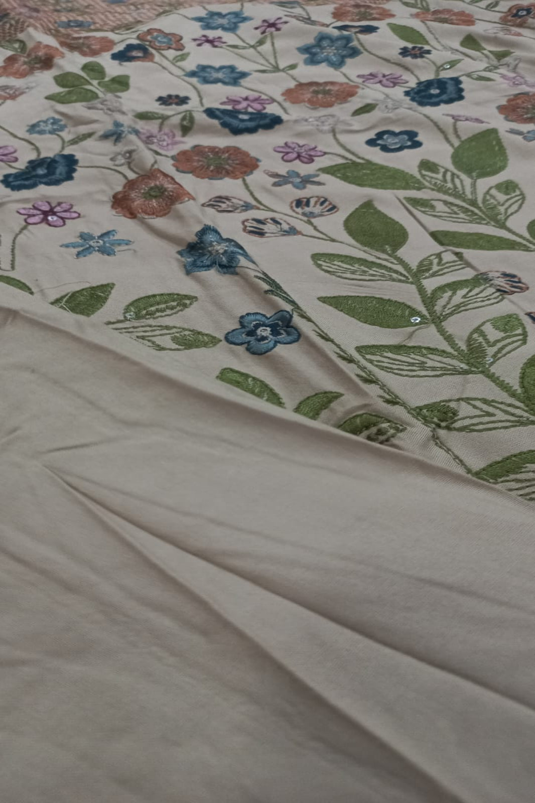 Maria B Beige Suit-Unstitched