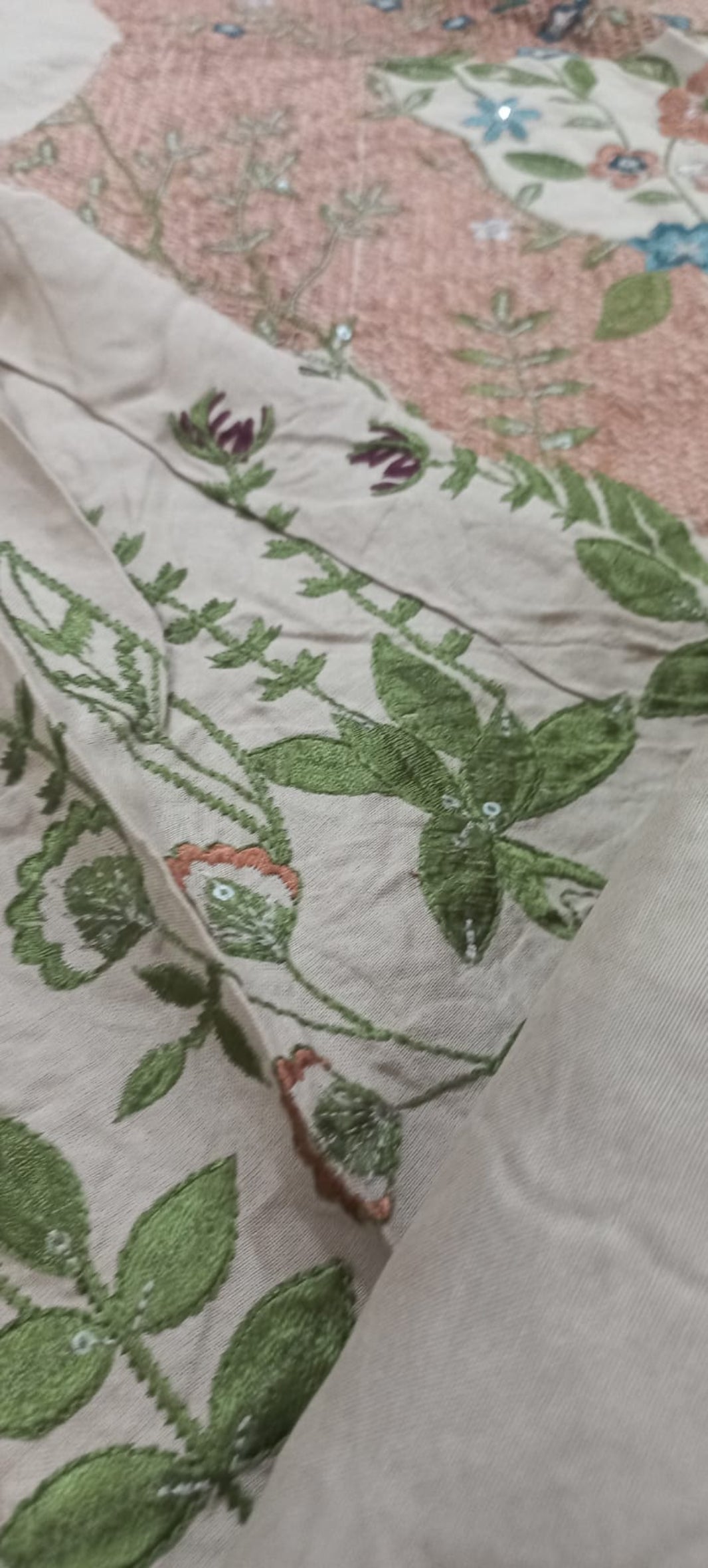 Maria B Beige Suit-Unstitched