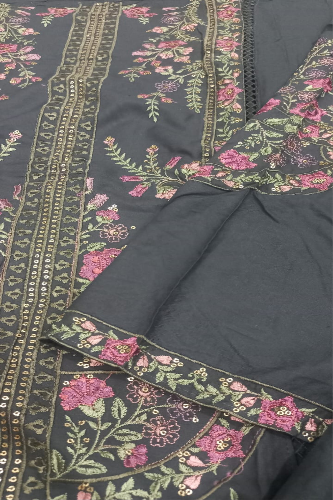 Maria B Grey Suit- Unstitched