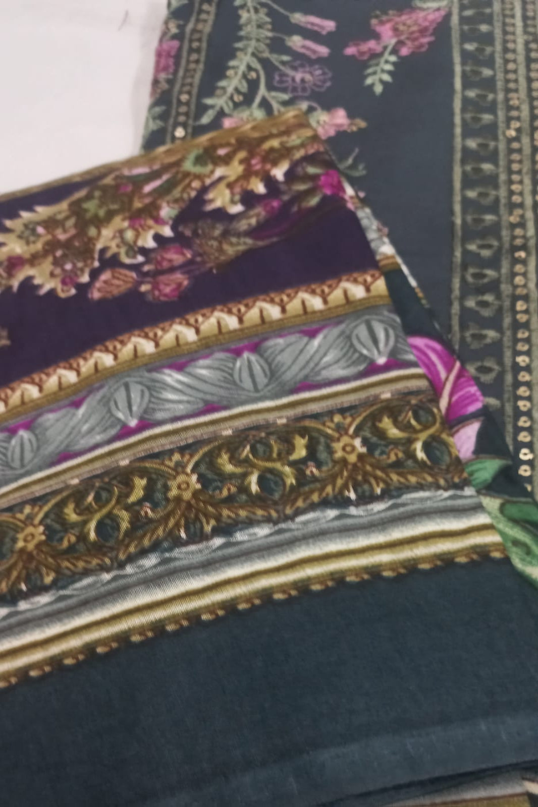 Maria B Grey Suit- Unstitched