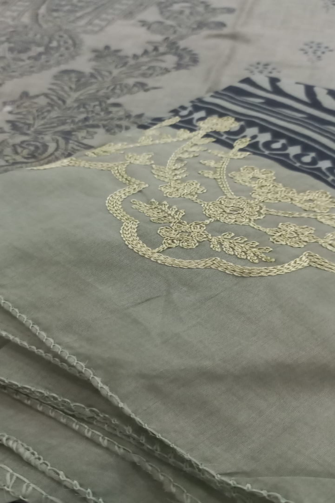 Needle Wonder Green Suit-Unstitched