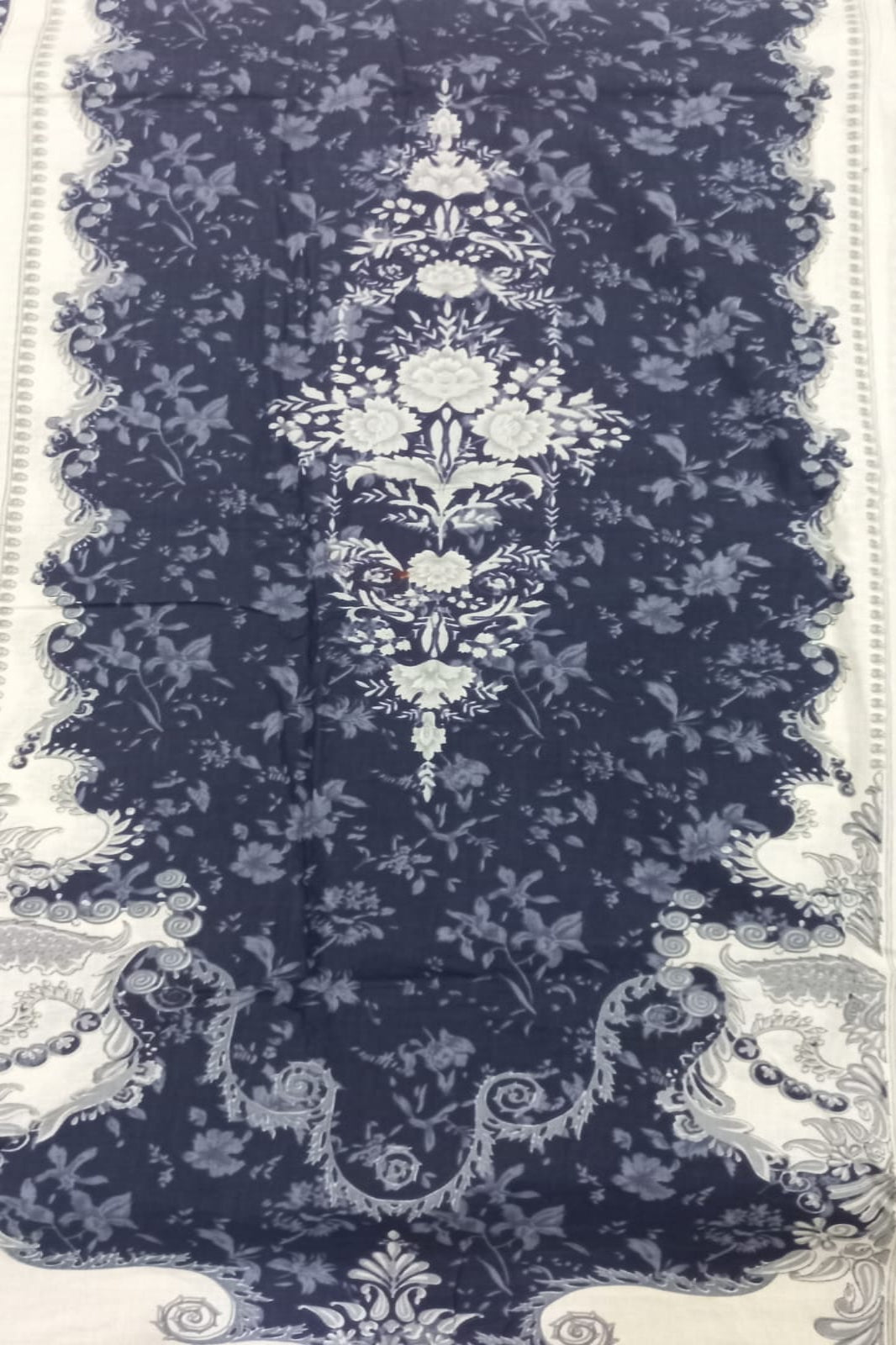 Needle Wonder Navy Blue Suit- Unstitched