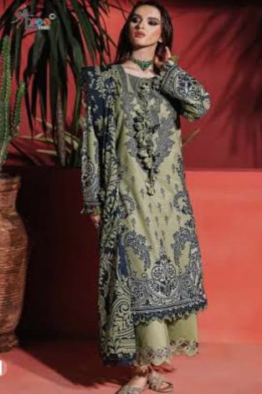 Needle Wonder Green Suit-Unstitched