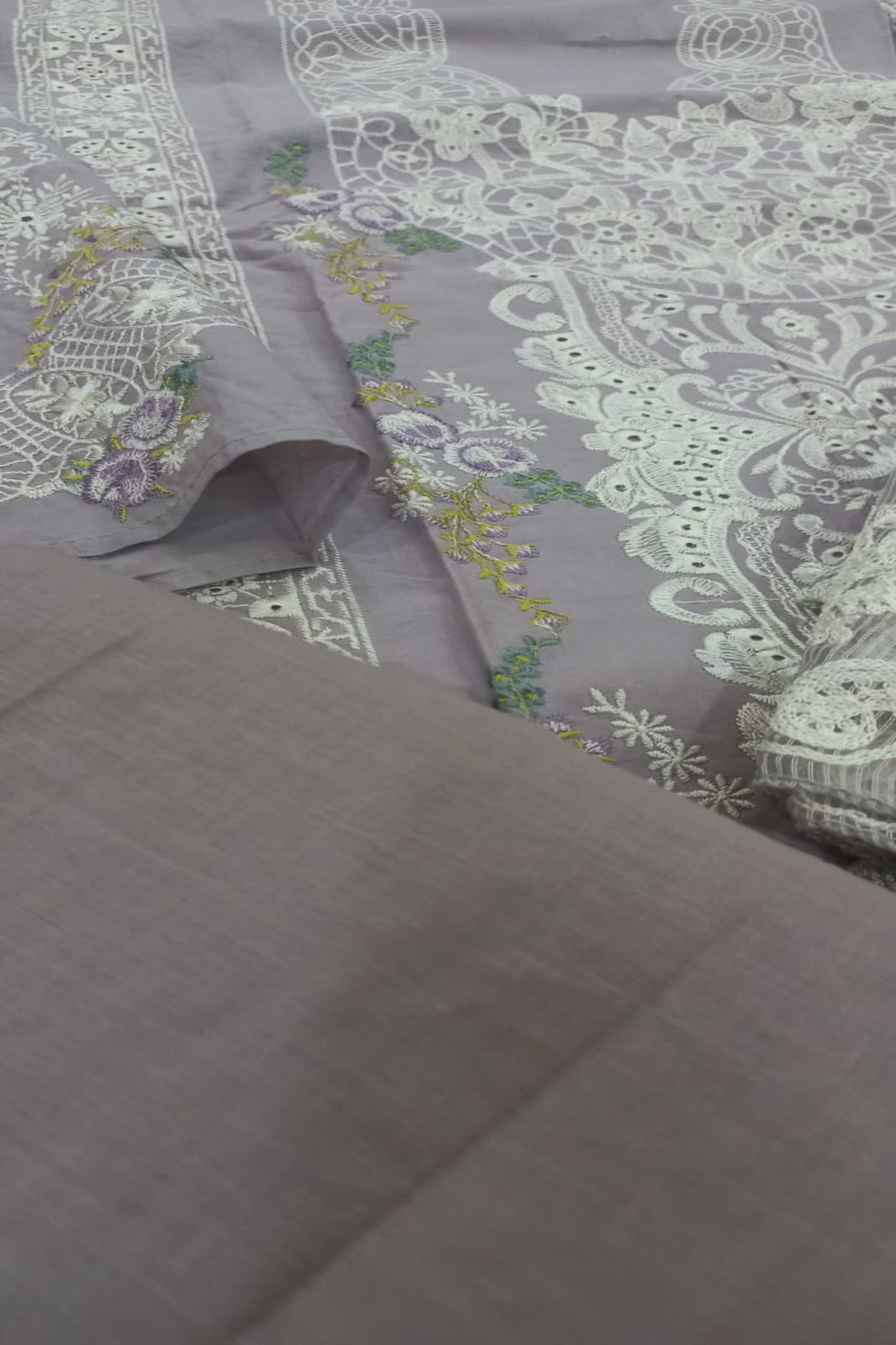 Ombre Light Beige Suit- Semi-Stitched