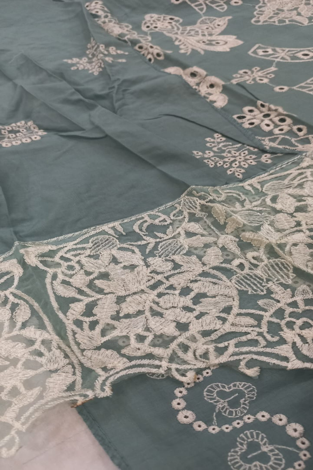 Ombre Light Blue Suit- Semi-Stitched