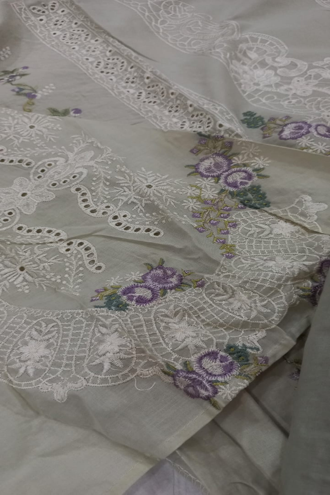 Ombre Mint Green Suit-Semi-Stitched