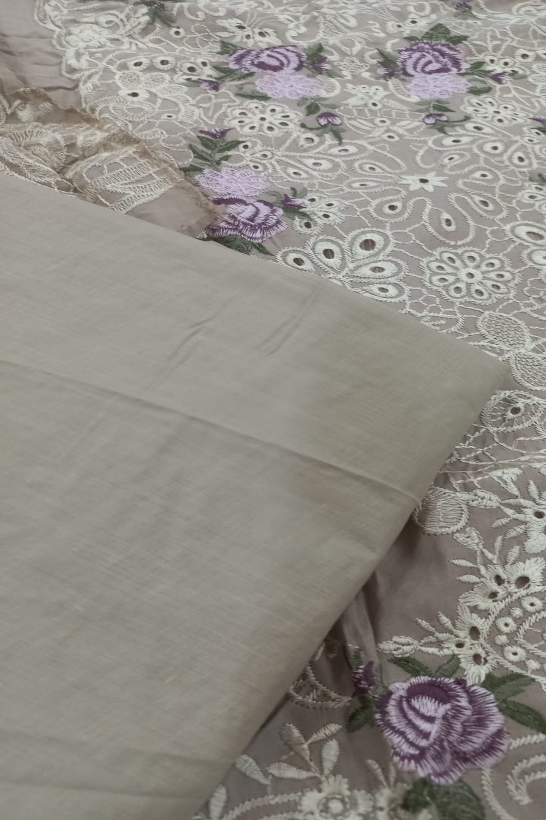 Ombre Mousse Grey Suit- Semi-Stitched