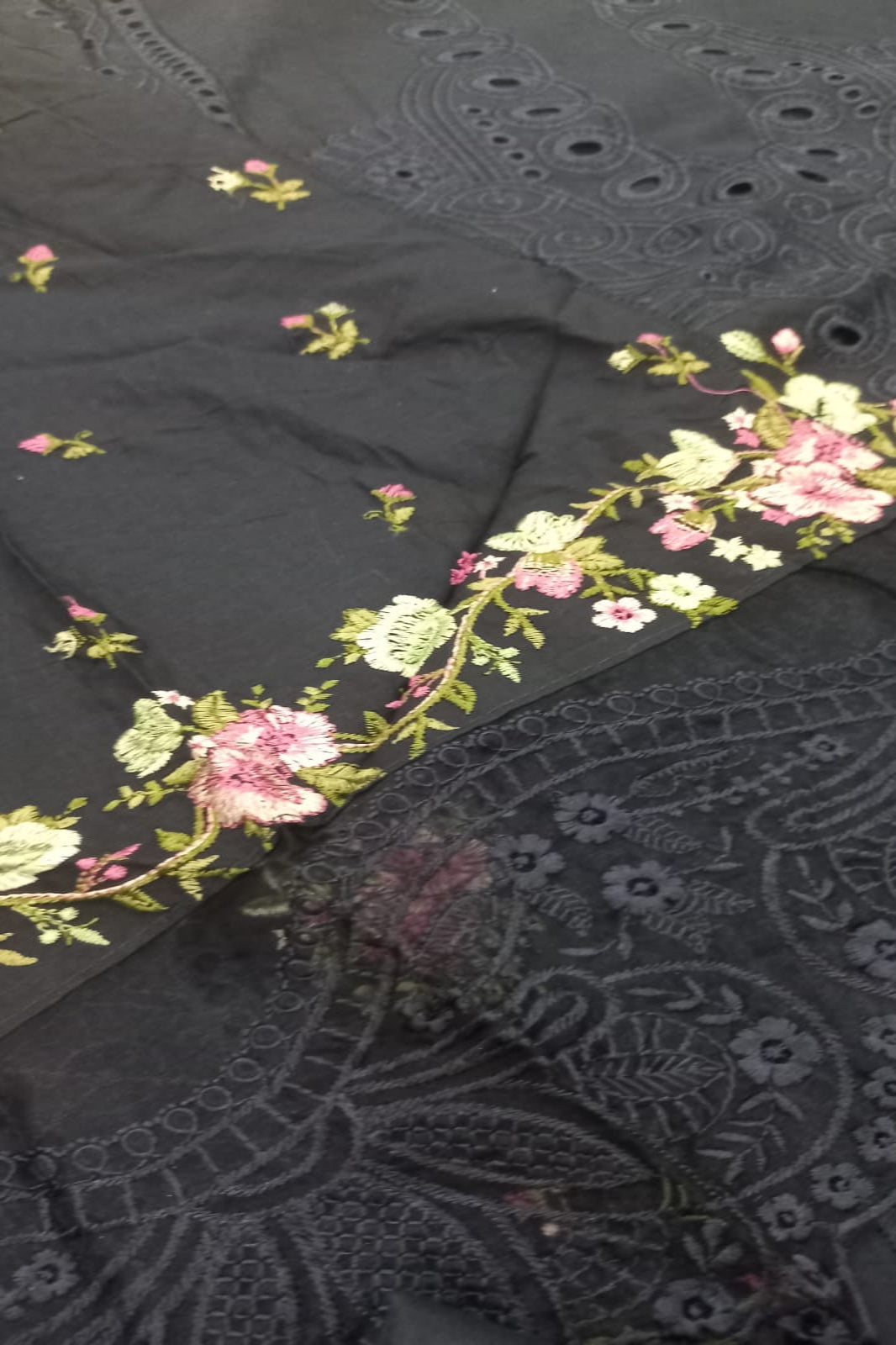 Ombre Navy Blue Suit- Semi-Stitched