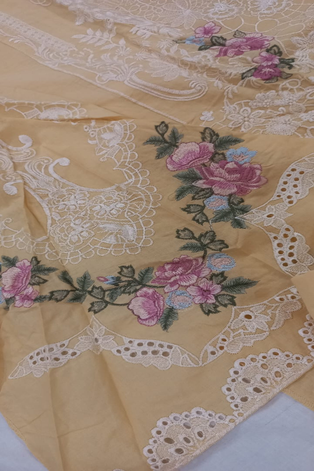 Ombre Yellow Suit- Semi-Stitched