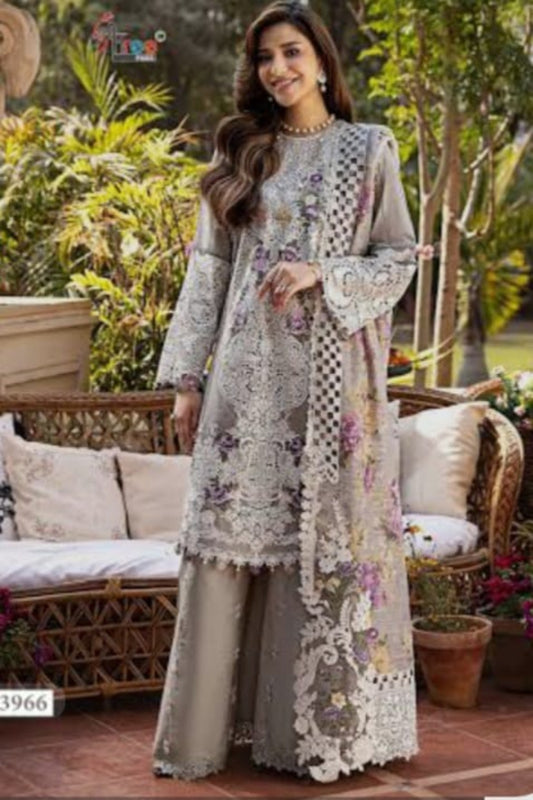 Ombre Light Beige Suit- Semi-Stitched