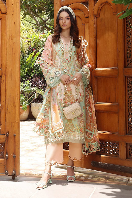 Jade Urbane Peach Green Suit