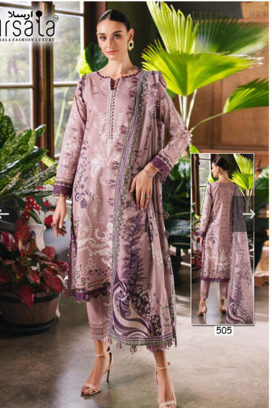 Amira  Pink  Suit-Stitched