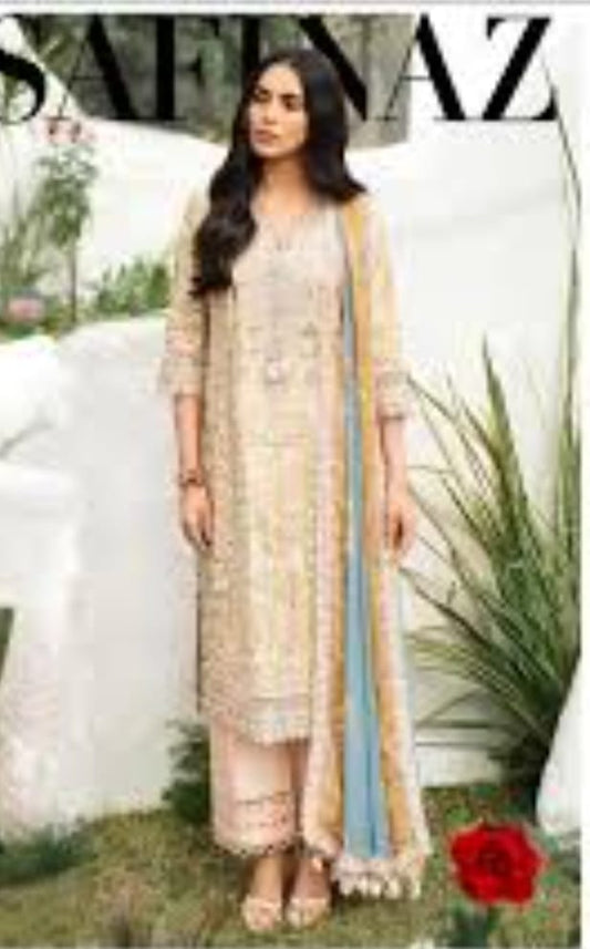 Sana Safinaz Beige Suit
