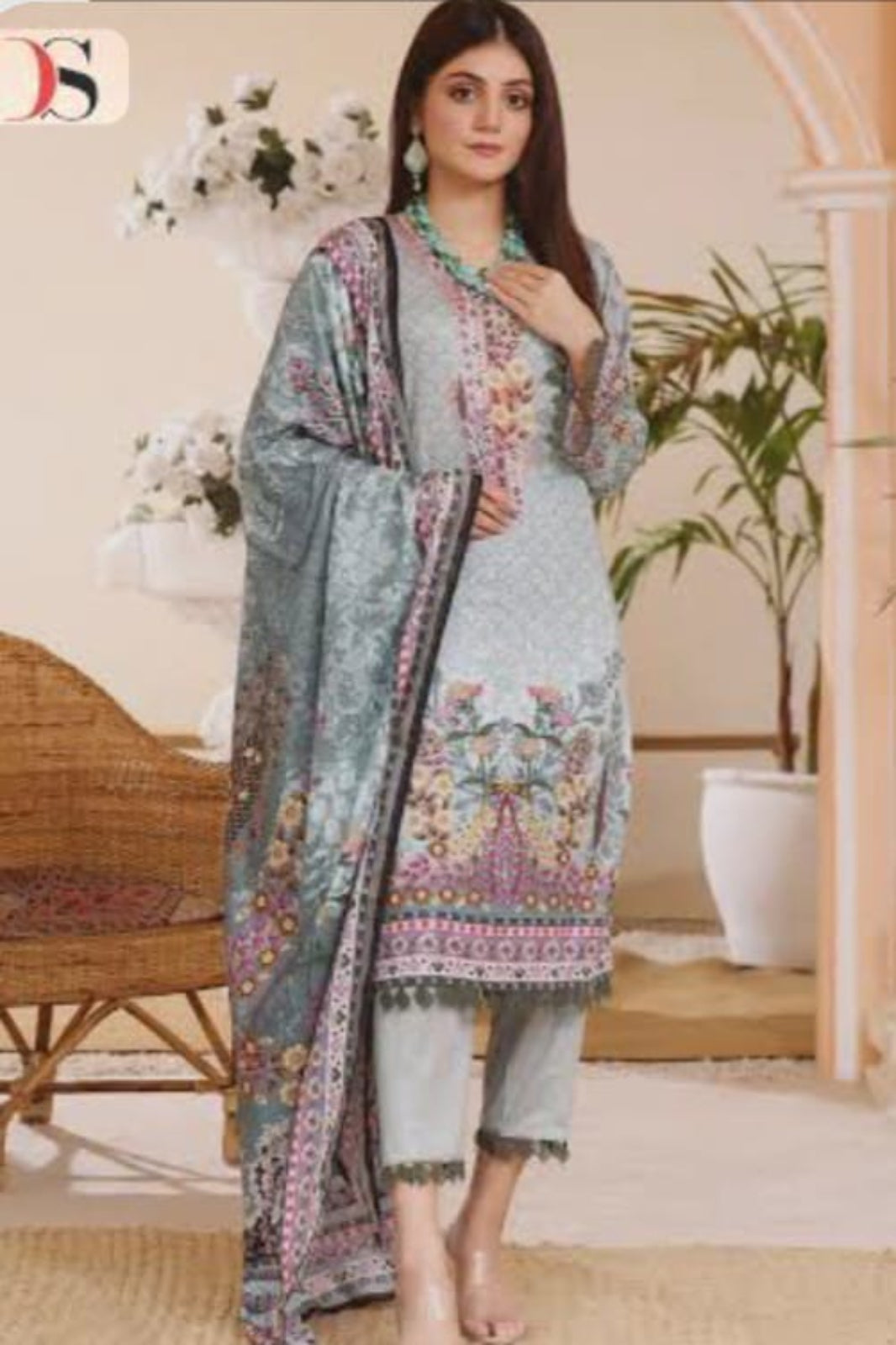 Deepsy Sky Blue Suit-Unstitched