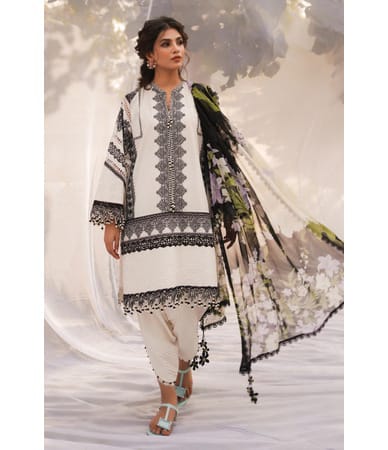 Sana Safinaz Off White  Suit