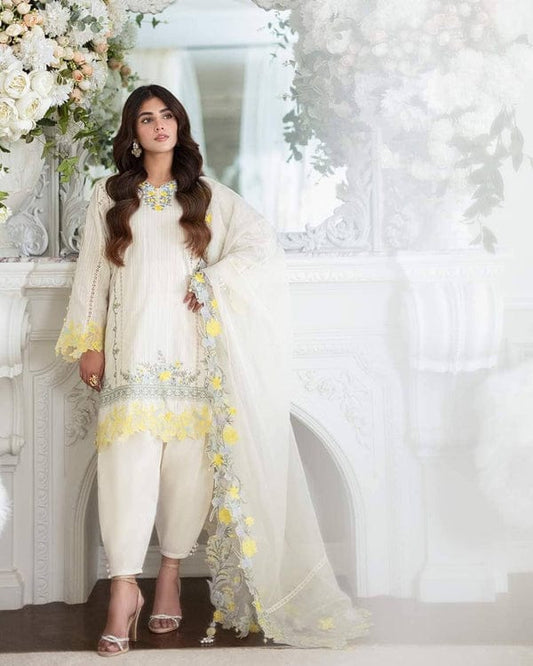Sana Safinaz White  Suit