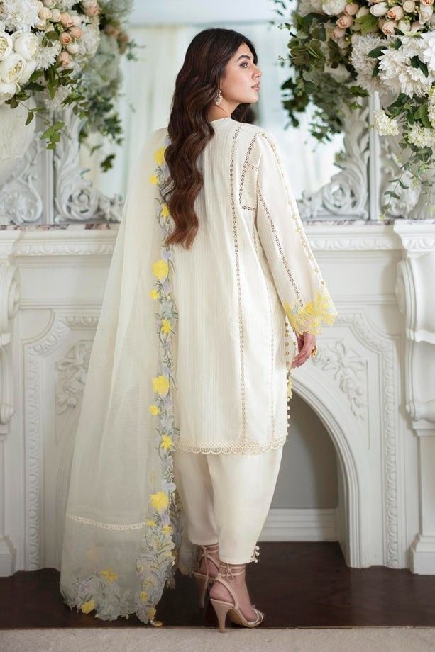 Sana Safinaz White  Suit