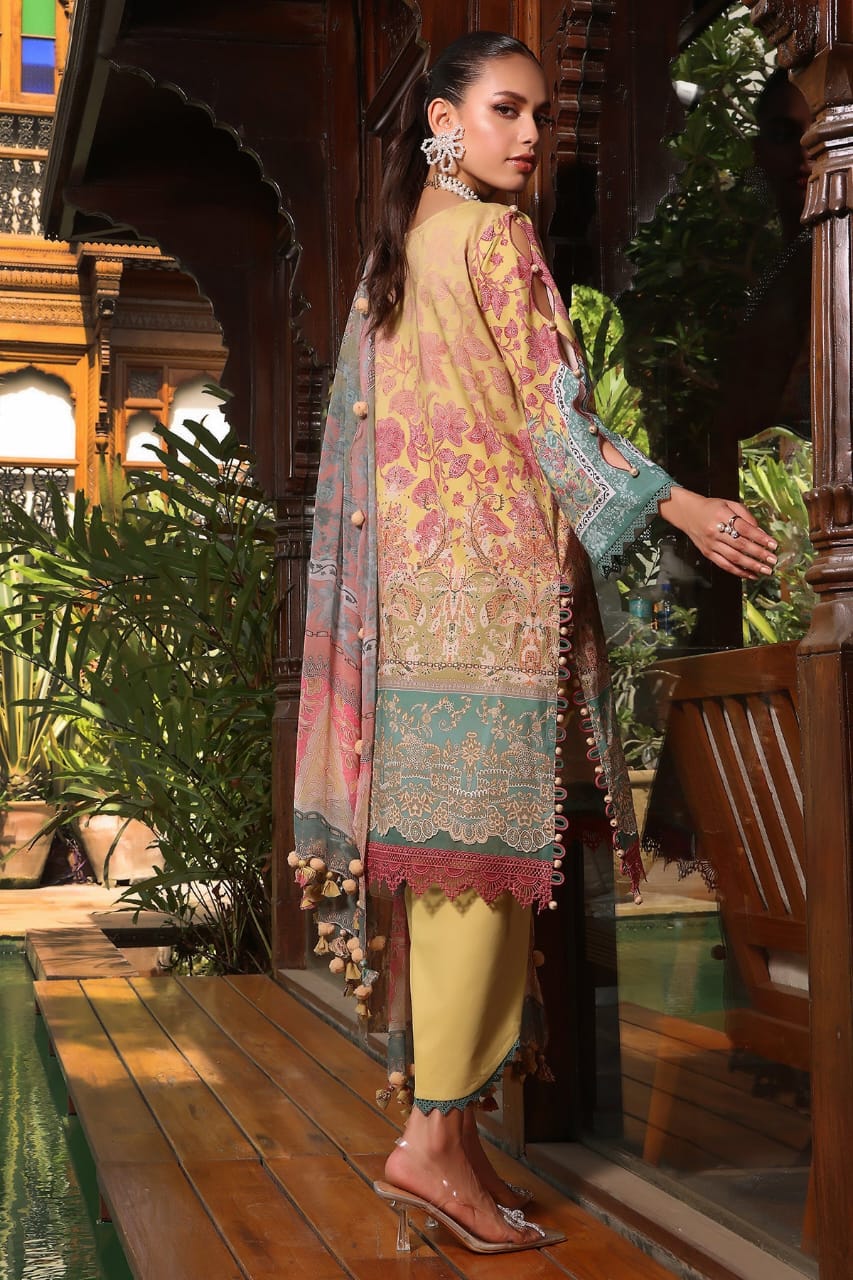 Jade Urbane Pastel Yellow Suit